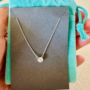 NWT 1/5 Carat Bezel-Set Diamond Pendant - perfect for Christmas or Valentine's!